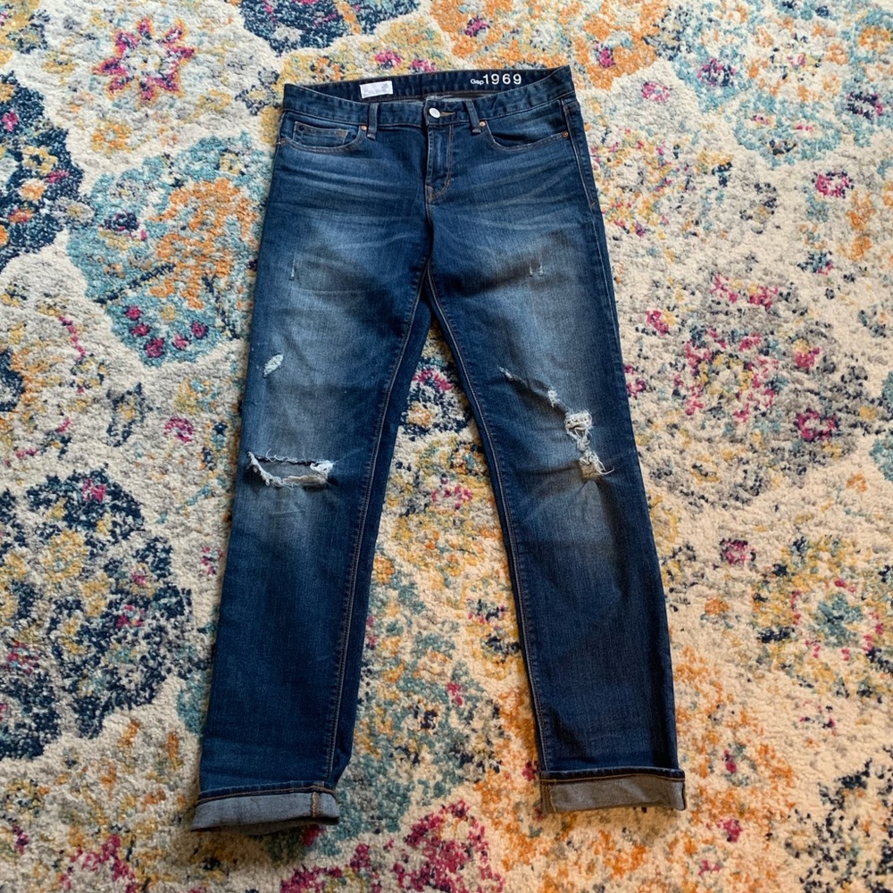 Real Straight Mid Rise Jeans